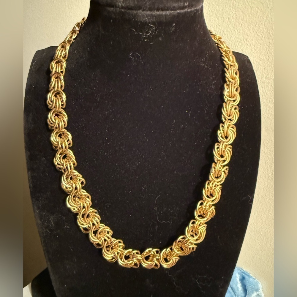 Vintage Goldtone Chain Necklace